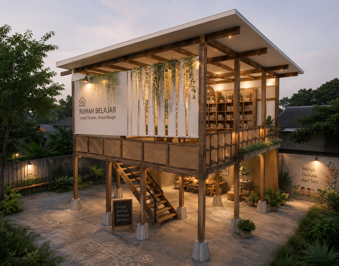 Desain Rumah Belajar 3