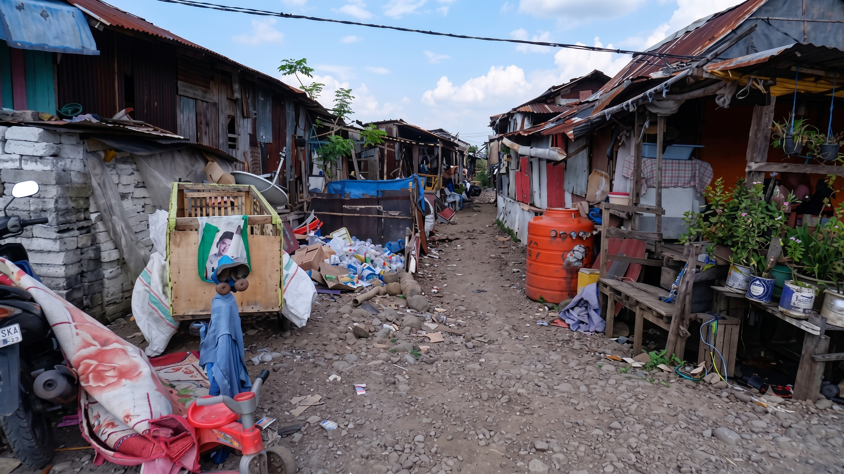 Foto kawasan permukiman Kampung Savana, Makassar
